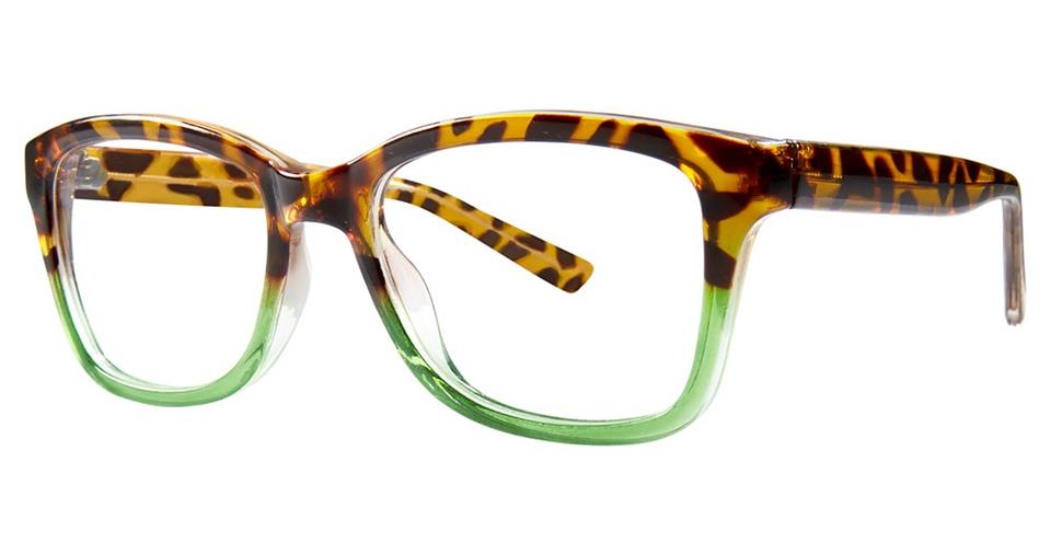 Blue Light Block Eyeglasses - SOHO 1030 Tortoise Green