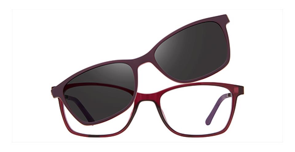 Vivid 6015 Crystal Purple Optical frame for prescription eyeglasses or blue light glasses