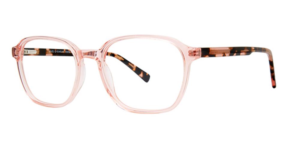 Vivid 929 Shiny Pink With Pink Temples Optical frame for prescription eyeglasses or blue light glasses