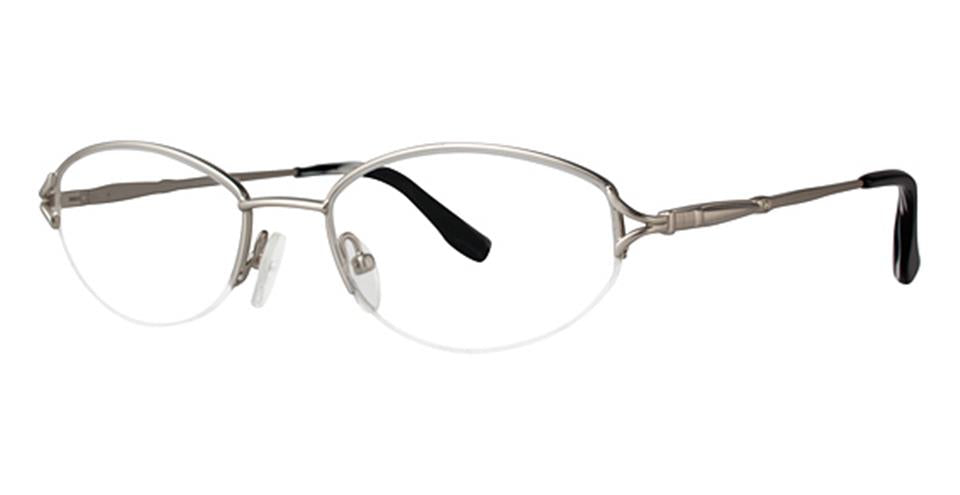 Vivid Expressions 1080 Silver optical frame for prescription eyeglasses or blue light glasses