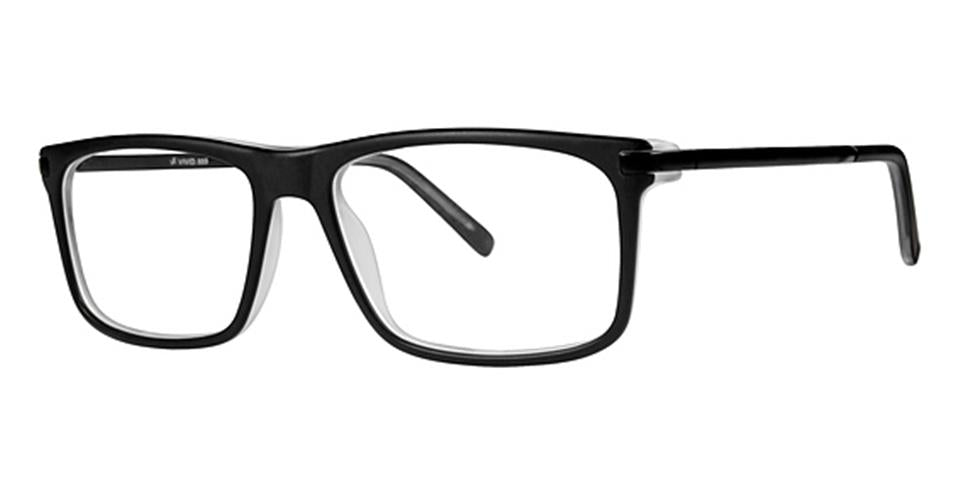 Vivid 889 Matt Black Crystal Optical frame for prescription eyeglasses or blue light glasses