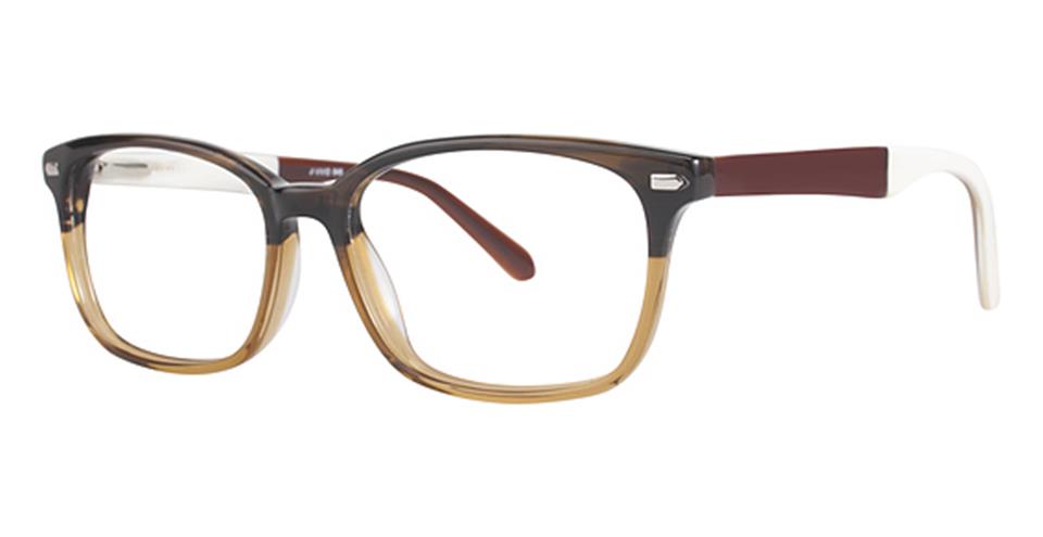 Vivid 846 Brown Gradient Optical frame for prescription eyeglasses or blue light glasses