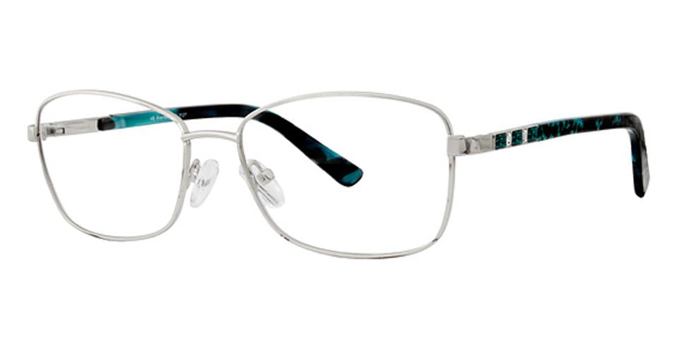 Vivid Expressions 1127 Silver frame for prescription eyeglasses or blue light glasses