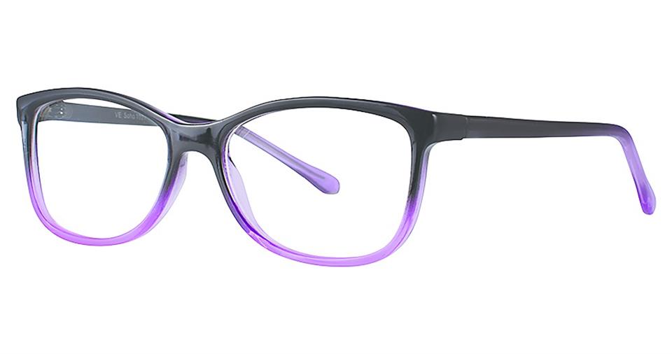 Blue Light Block Eyeglasses - SOHO 1027 Black Purple Fade