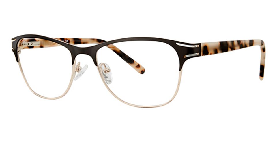 Vivid Expressions 1126 Black/Gold frame for prescription eyeglasses or blue light glasses