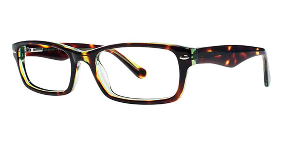 Vivid 800 Tortoise/Green Optical frame for prescription eyeglasses or blue light glasses