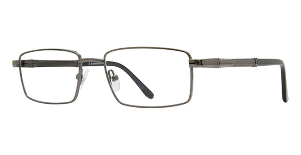 Vivid Expressions 1132 Gunmetal/Black frame for prescription eyeglasses or blue light glasses
