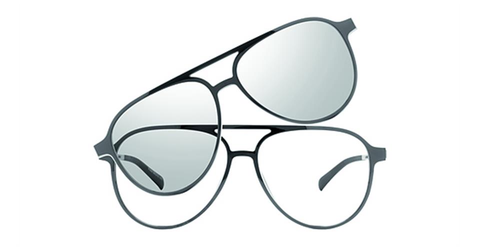 Vivid 6020 Shiny Black Optical frame for prescription eyeglasses or blue light glasses