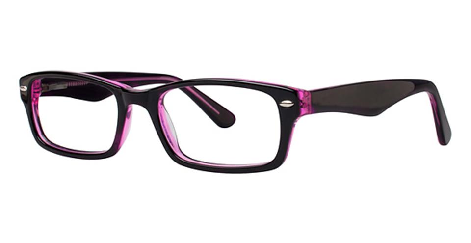 Vivid 800 Black/Purple Crystal Optical frame for prescription eyeglasses or blue light glasses