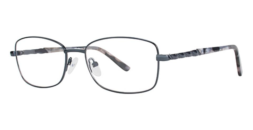 Vivid Expressions 1121 Gunmetal/Blue Optical frame for prescription eyeglasses or blue light glasses