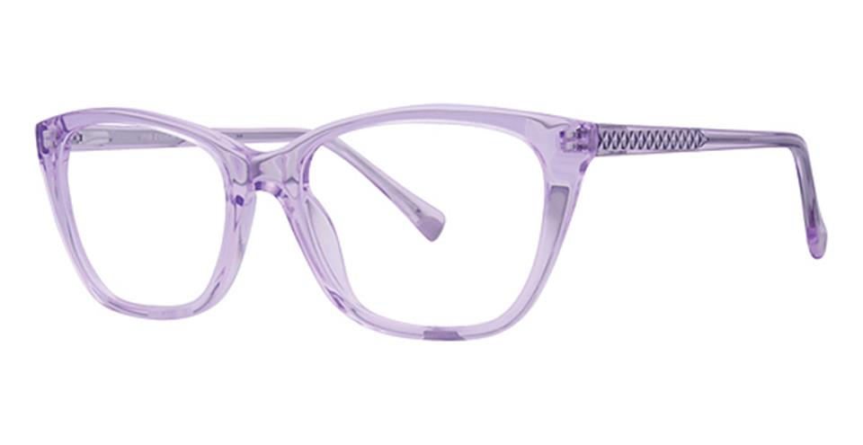 Vivid 886 Shiny Crystal Light Purple Optical frame for prescription eyeglasses or blue light glasses