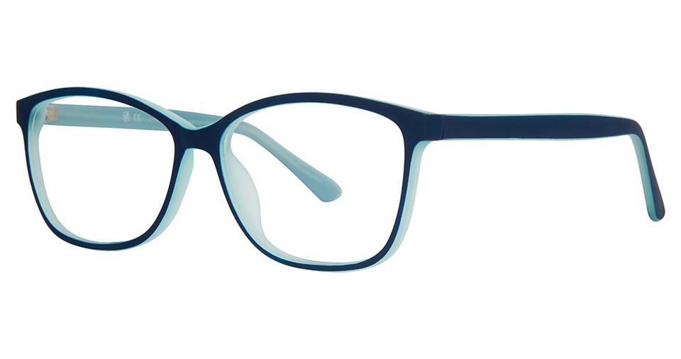 Blue Light Block Eyeglasses - SOHO 1044 Blue and Light Blue