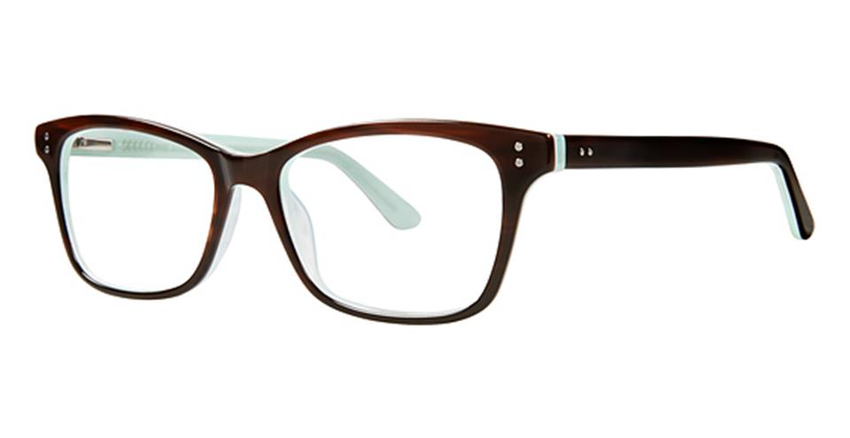 Vivid 881 Brown/Blue Optical frame for prescription eyeglasses or blue light glasses