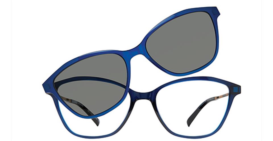 Vivid 6028 Shiny Blue/Tortoise Optical frame for prescription eyeglasses or blue light glasses