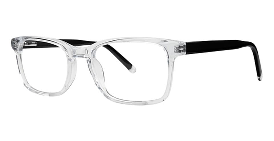 Vivid 897 Crystal/Black Optical frame for prescription eyeglasses or blue light glasses