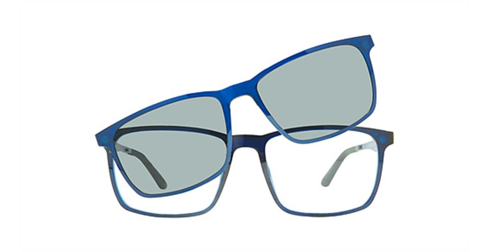 Vivid 6027 Shiny Crystal Blue Optical frame for prescription eyeglasses or blue light glasses