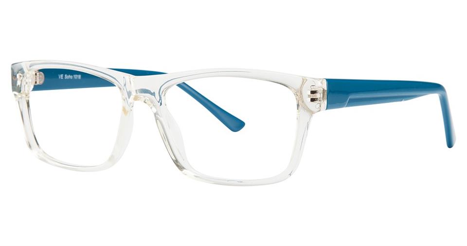 SOHO 1018 Crystal with Blue Temples - Get Free Lenses