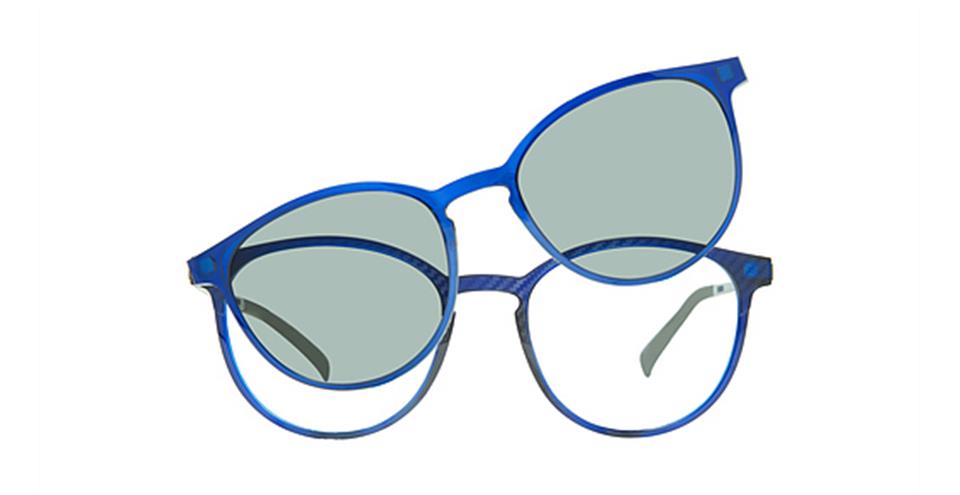 Vivid 6026 Shiny Crystal Blue Optical frame for prescription eyeglasses or blue light glasses