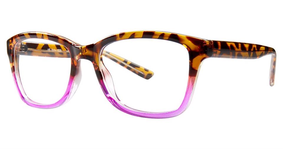 Blue Light Block Eyeglasses - SOHO 1030 Tortoise Purple