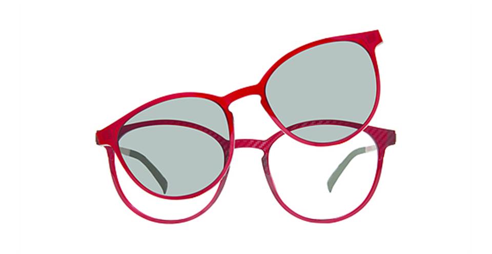 Vivid 6026 Shiny Crystal Red Optical frame for prescription eyeglasses or blue light glasses