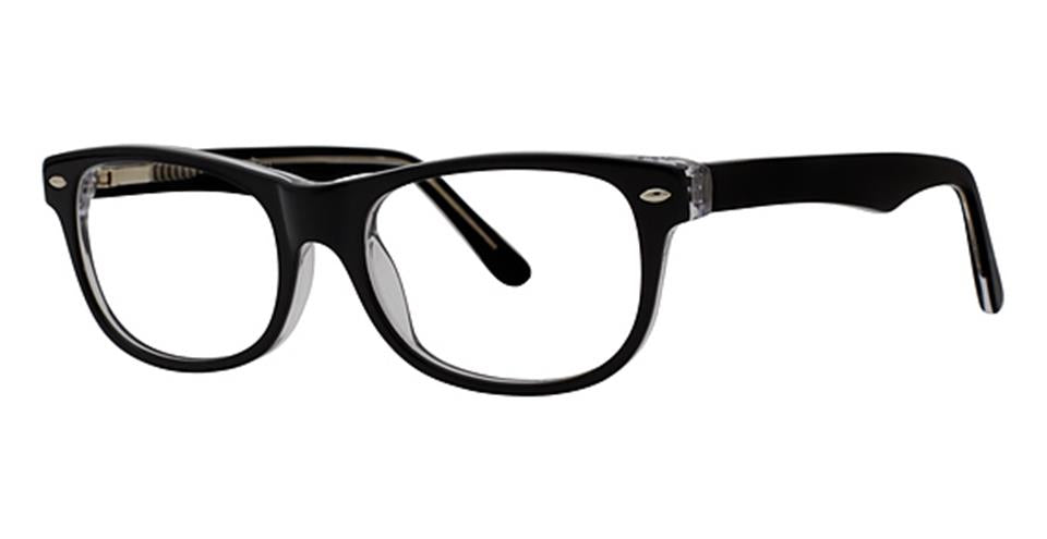 Vivid 873 Black/Crystal Optical frame for prescription eyeglasses or blue light glasses