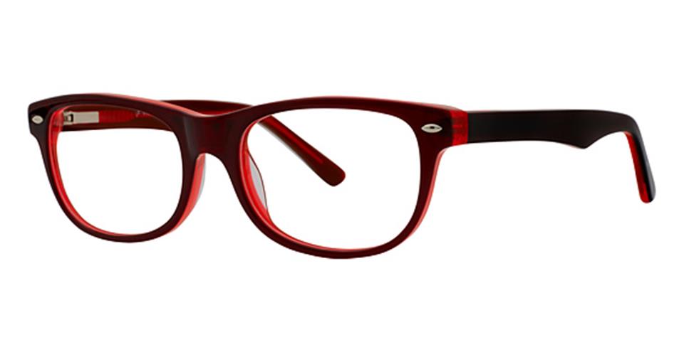 Vivid 873 Black/Red Optical frame for prescription eyeglasses or blue light glasses