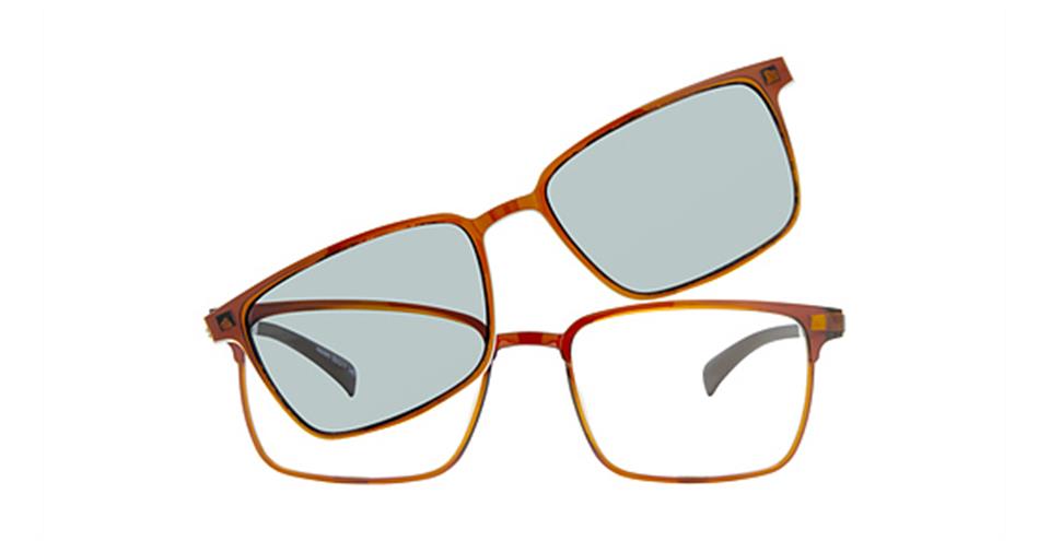 Vivid 6019 Shiny Brown Optical frame for prescription eyeglasses or blue light glasses