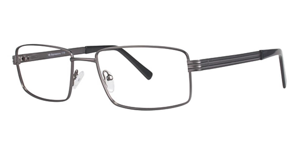 Vivid Expressions 1119 Gunmetal/Black Optical frame for prescription eyeglasses or blue light glasses