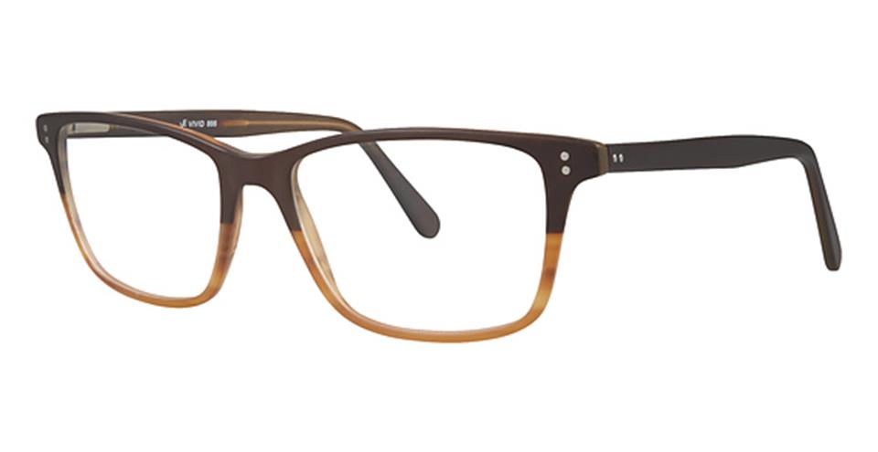 Vivid 866 Matt Brown Optical frame for prescription eyeglasses or blue light glasses