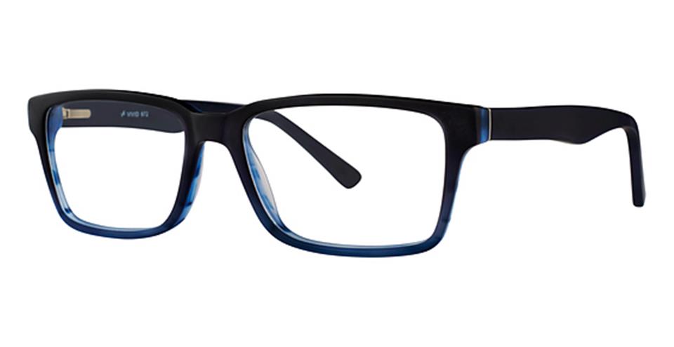 Vivid 872 Blue Fade Optical frame for prescription eyeglasses or blue light glasses