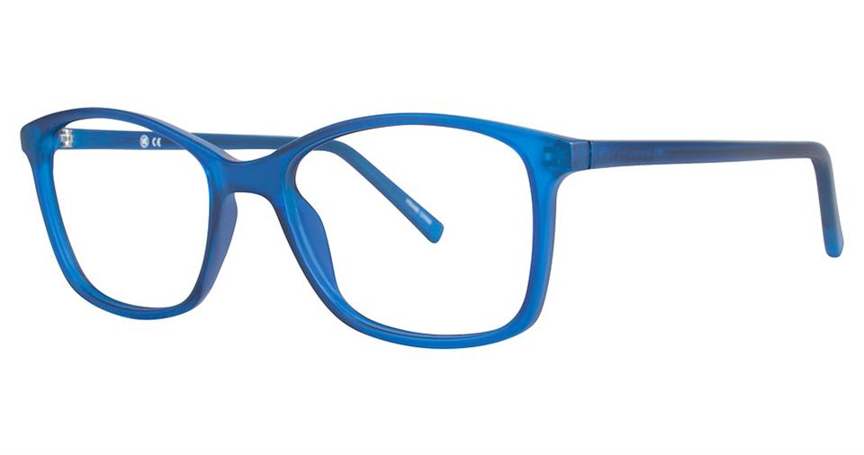 Blue Light Block Eyeglasses - SOHO 0125 Matt Blue