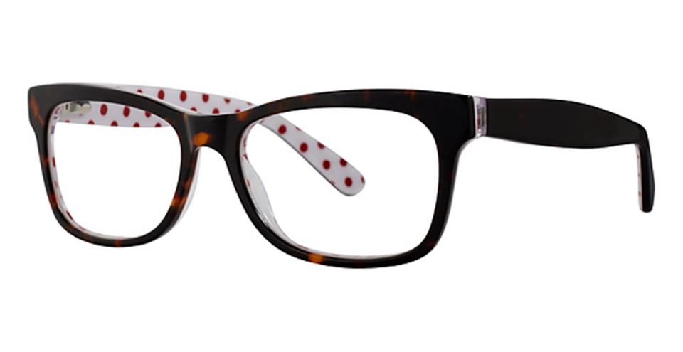 Vivid 870 Demi/White Optical frame for prescription eyeglasses or blue light glasses