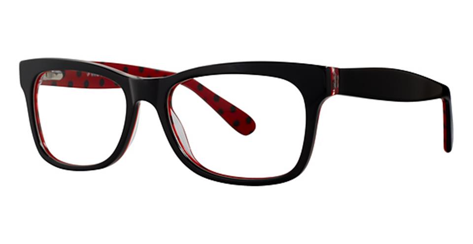 Vivid 870 Black/Red Optical frame for prescription eyeglasses or blue light glasses