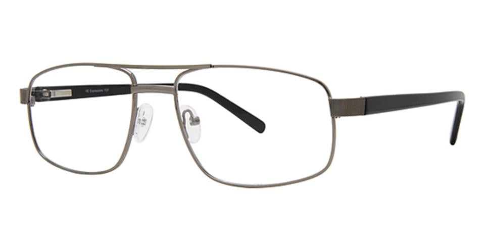 Vivid Expressions 1131 Gunmetal/Black frame for prescription eyeglasses or blue light glasses