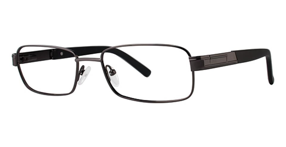 Vivid Expressions 1116 Shiny Gunmetal/Black Optical frame for prescription eyeglasses or blue light glasses