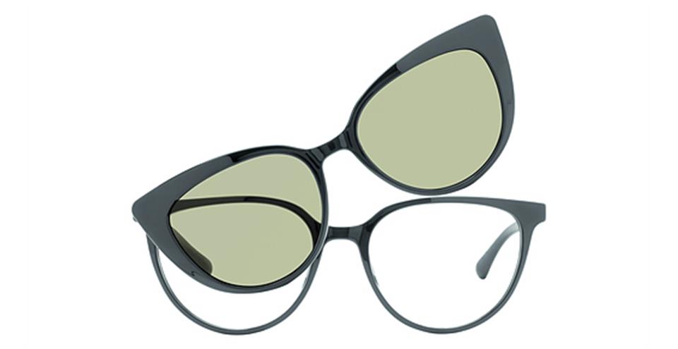 Vivid 6021 Shiny Black Optical frame for prescription eyeglasses or blue light glasses