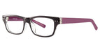 SOHO 1010 Black Crystal with Purple Temples - Get Free Lenses