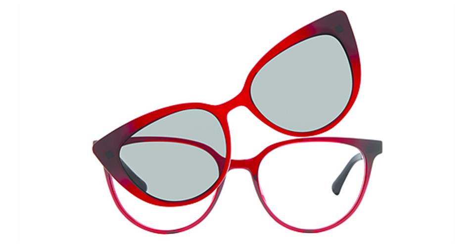 Vivid 6021 Shiny Crystal Wine Optical frame for prescription eyeglasses or blue light glasses