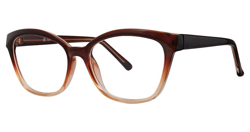 Blue Light Block Eyeglasses - SOHO 1039 Brown Fade