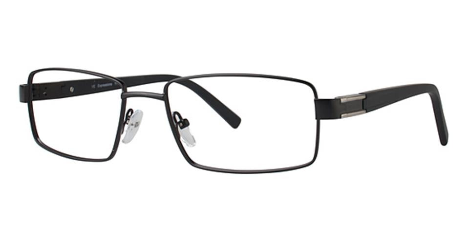 Vivid Expressions 1113 Black/Silver/Black optical frame for prescription eyeglasses or blue light glasses