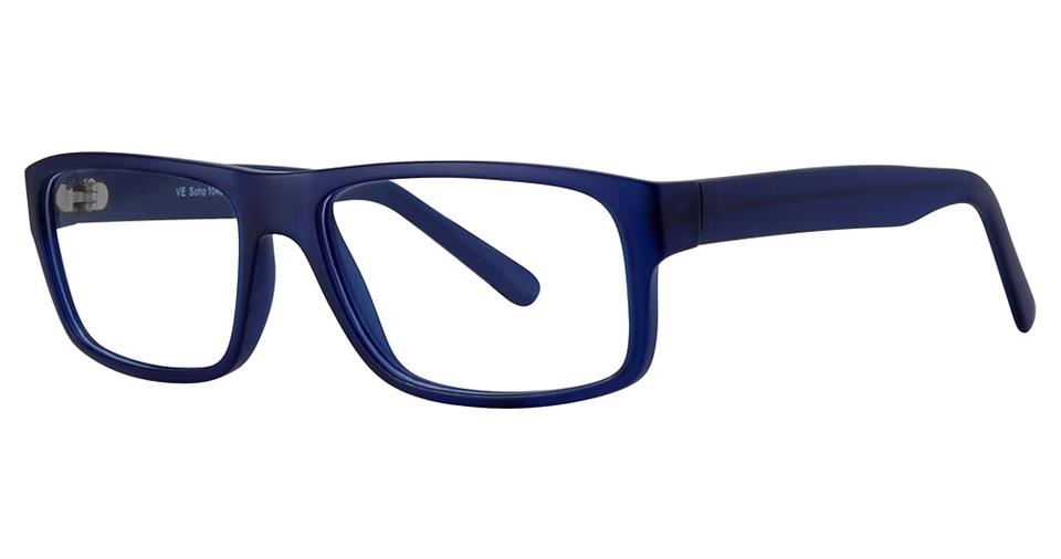Blue Light Block Eyeglasses - SOHO 1040 Matt Navy