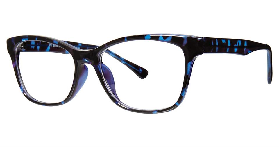 Blue Light Block Eyeglasses - SOHO 1041 Demi Blue