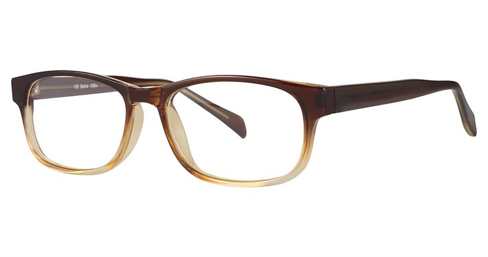 Blue Light Block Eyeglasses - SOHO 1004 Brown