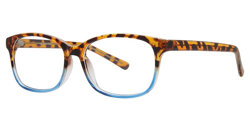 Blue Light Block Eyeglasses - SOHO 1052 Tortoise Blue Fade