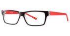 SOHO 1017 Black Crystal with Red Temples - Get Free Lenses