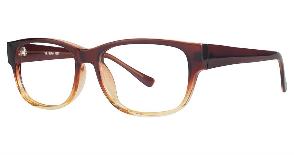 Blue Light Block Eyeglasses - SOHO 1007 Brown Gradient