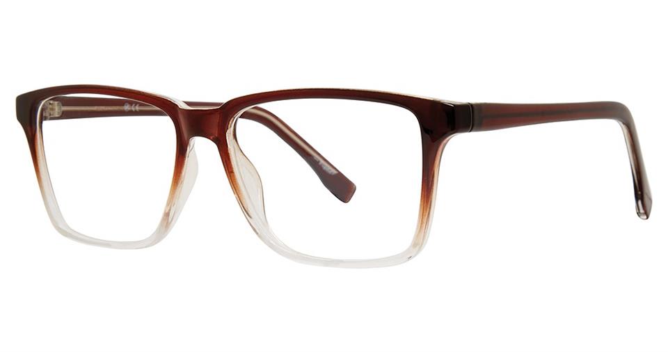 Blue Light Block Eyeglasses - SOHO 1042 Brown Fade