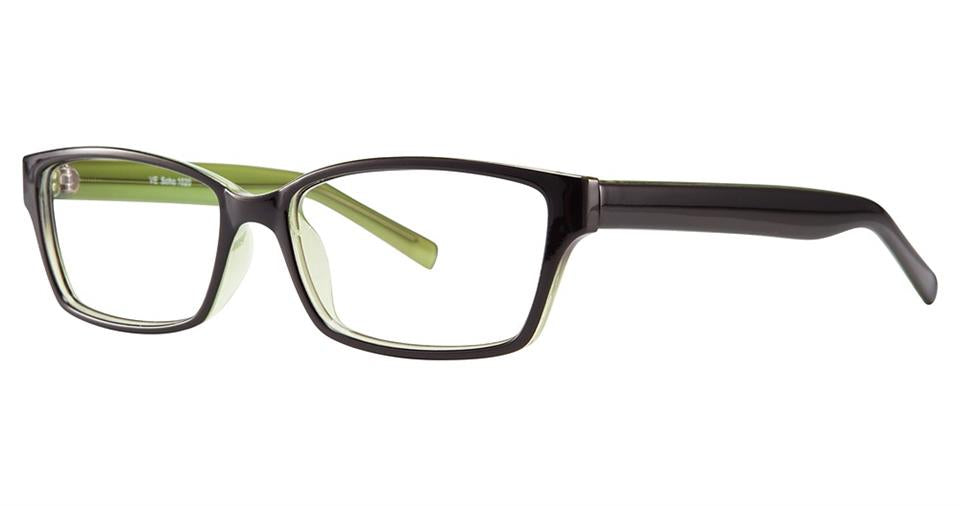 Blue Light Block Eyeglasses - SOHO 1020 Black Green