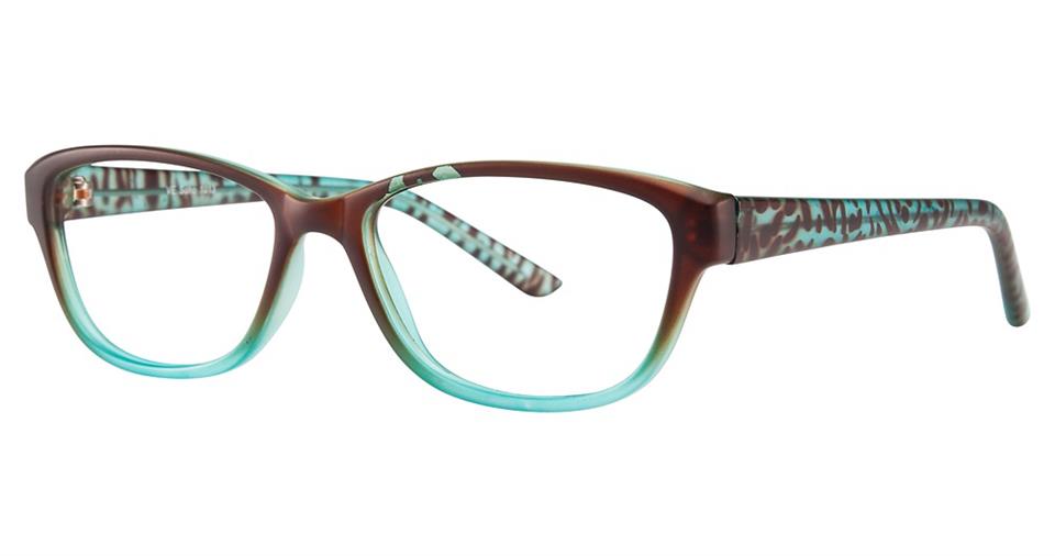 Blue Light Block Eyeglasses - SOHO 1013 Brown Blue