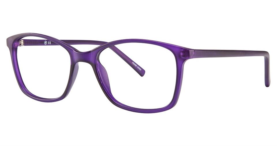 Blue Light Block Eyeglasses - SOHO 0125 Matt Purple